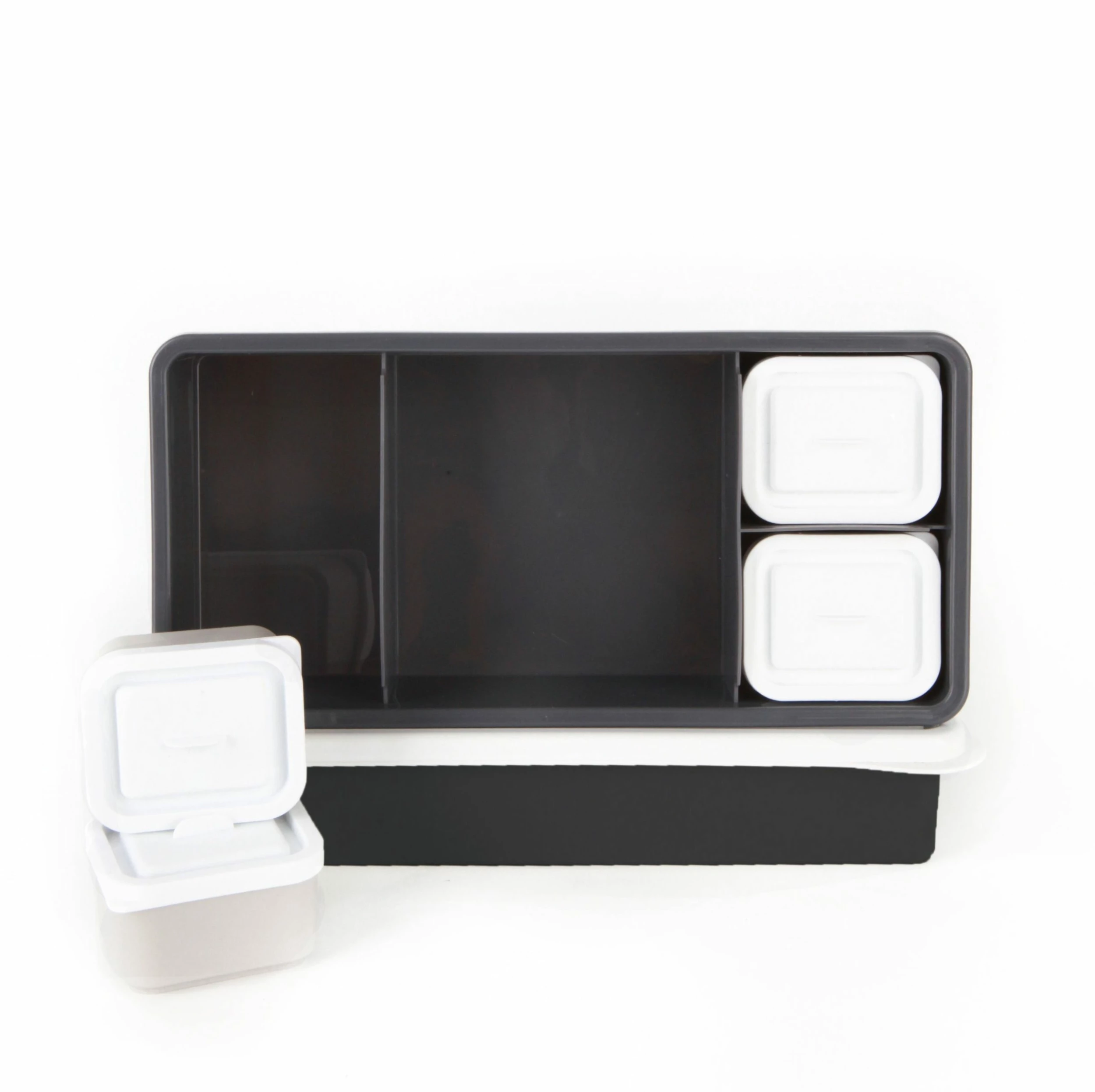 Love Mae Lunchbox - Charcoal Base (white Lid) - Image 3