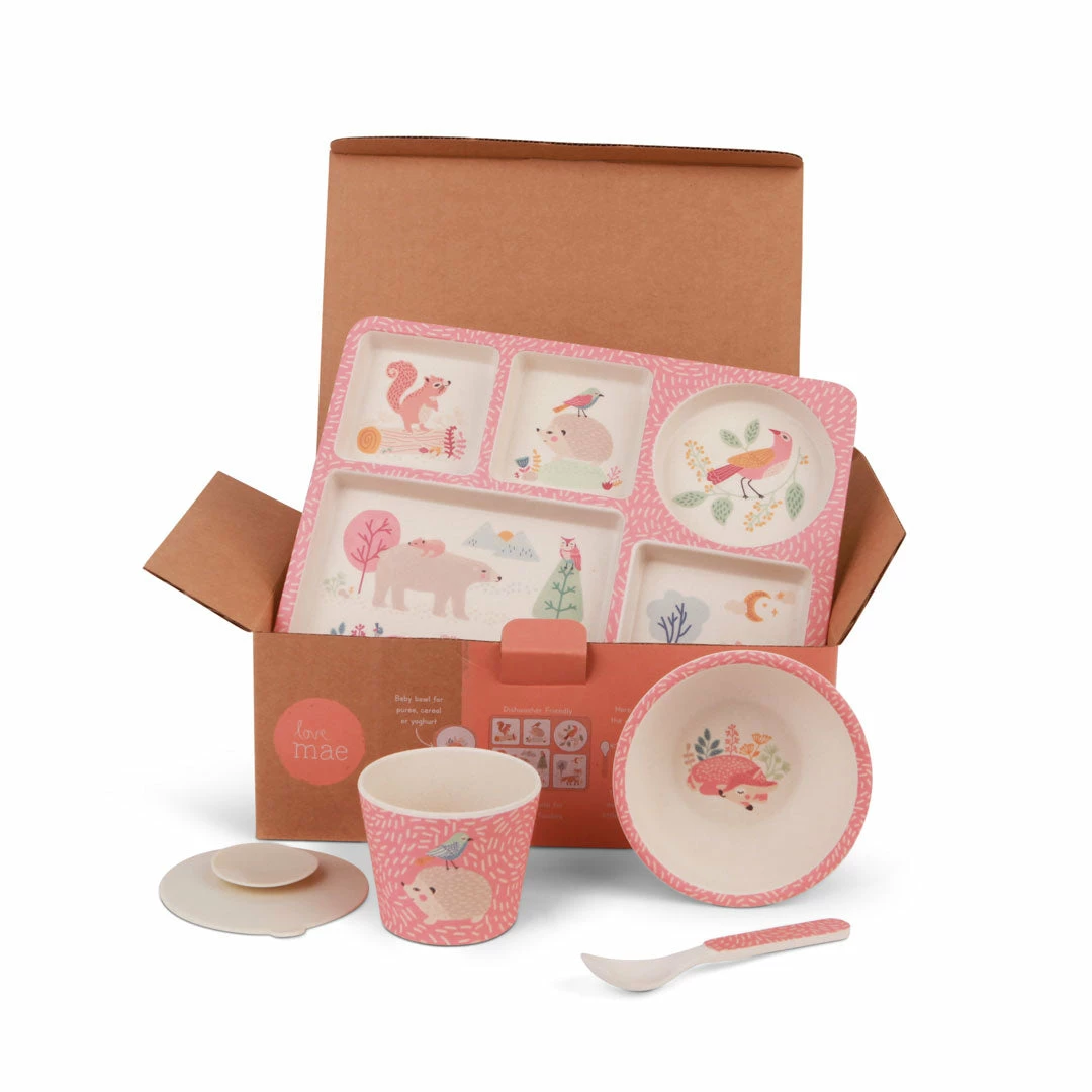 Love Mae Divided Plate Set - Woodland Friends - Image 2