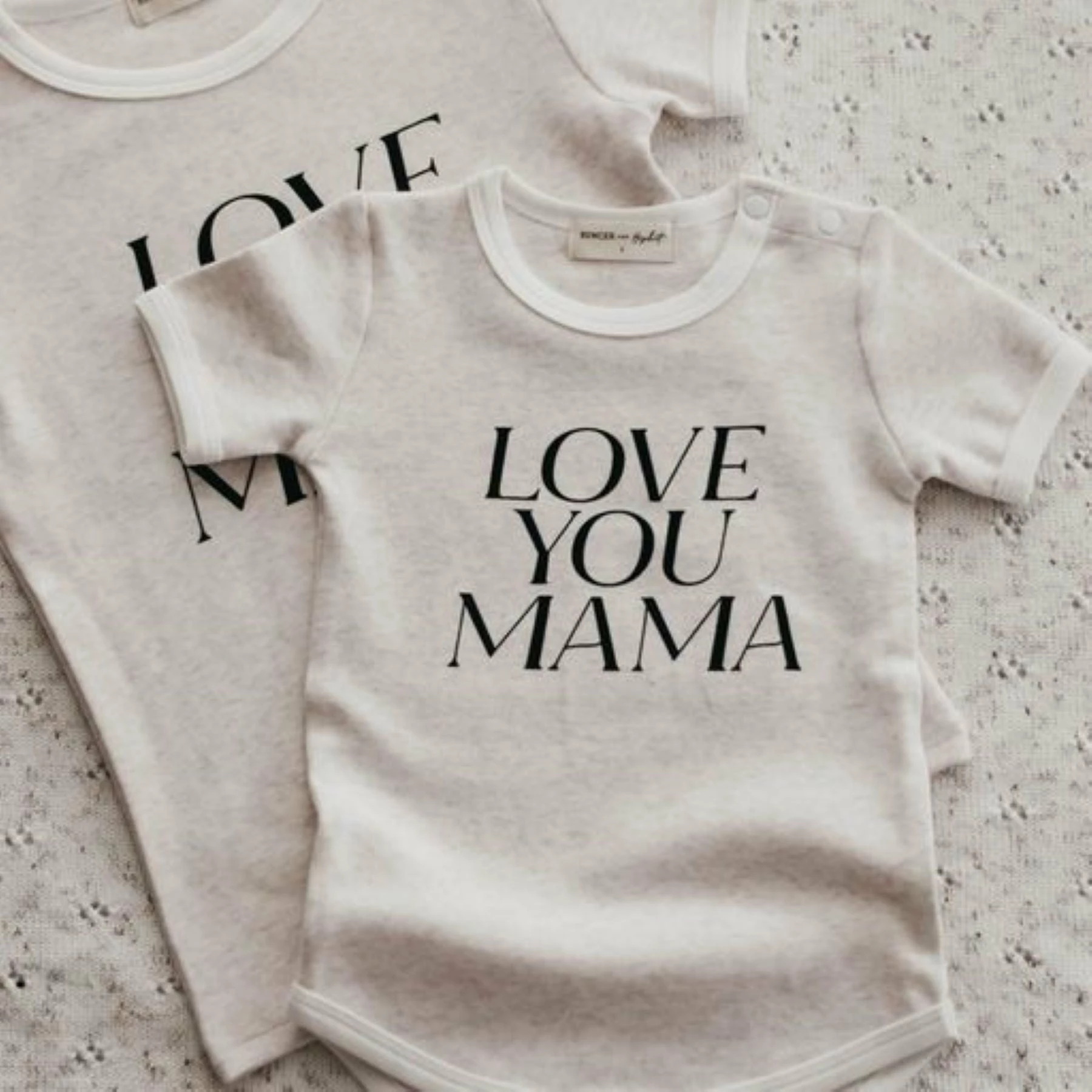 Bencer And Hazelnut Love You Mama Bodysuit - Image 2