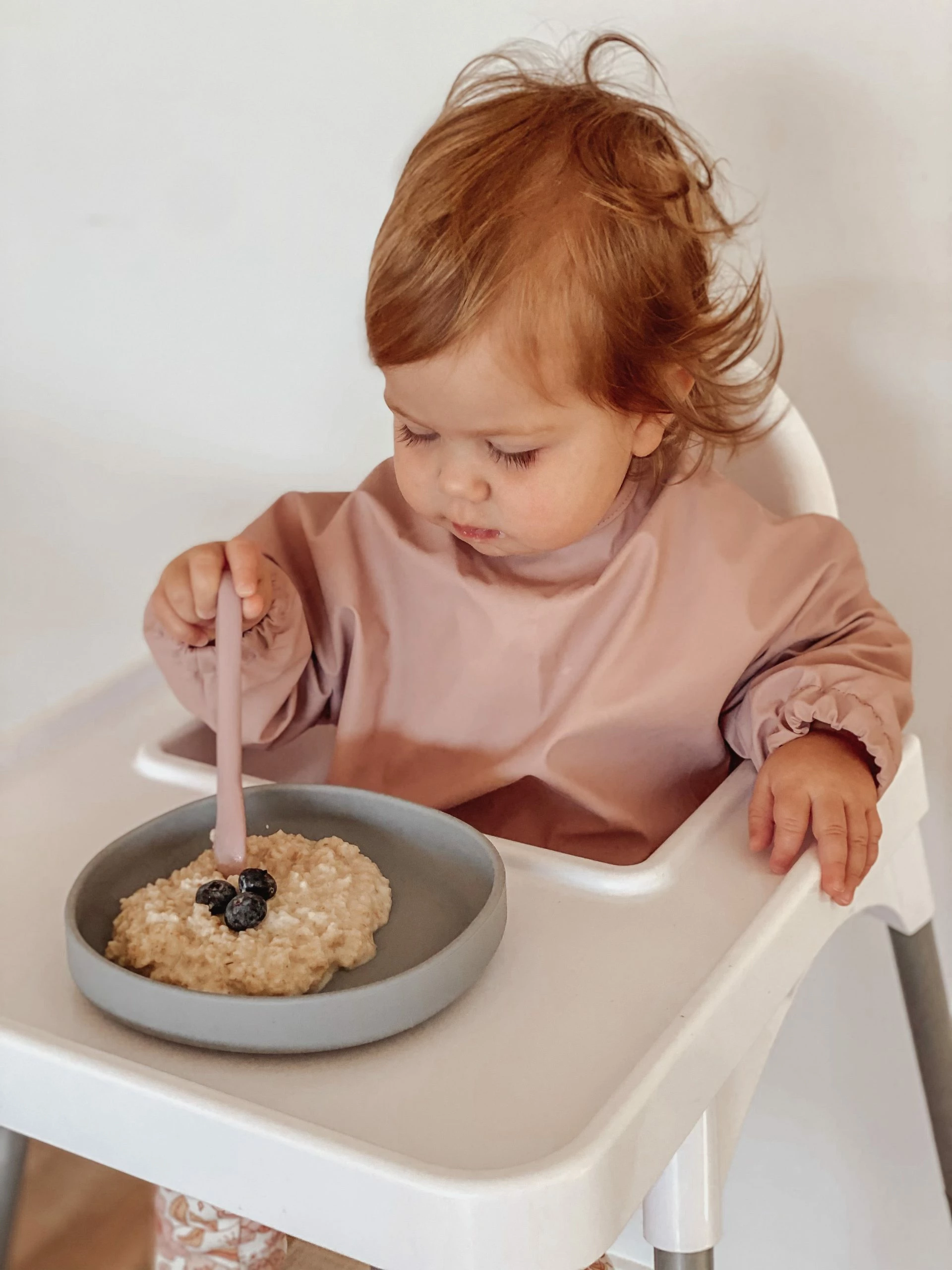 Bare The Label Dusty Pink Silicone Spoon - Image 4