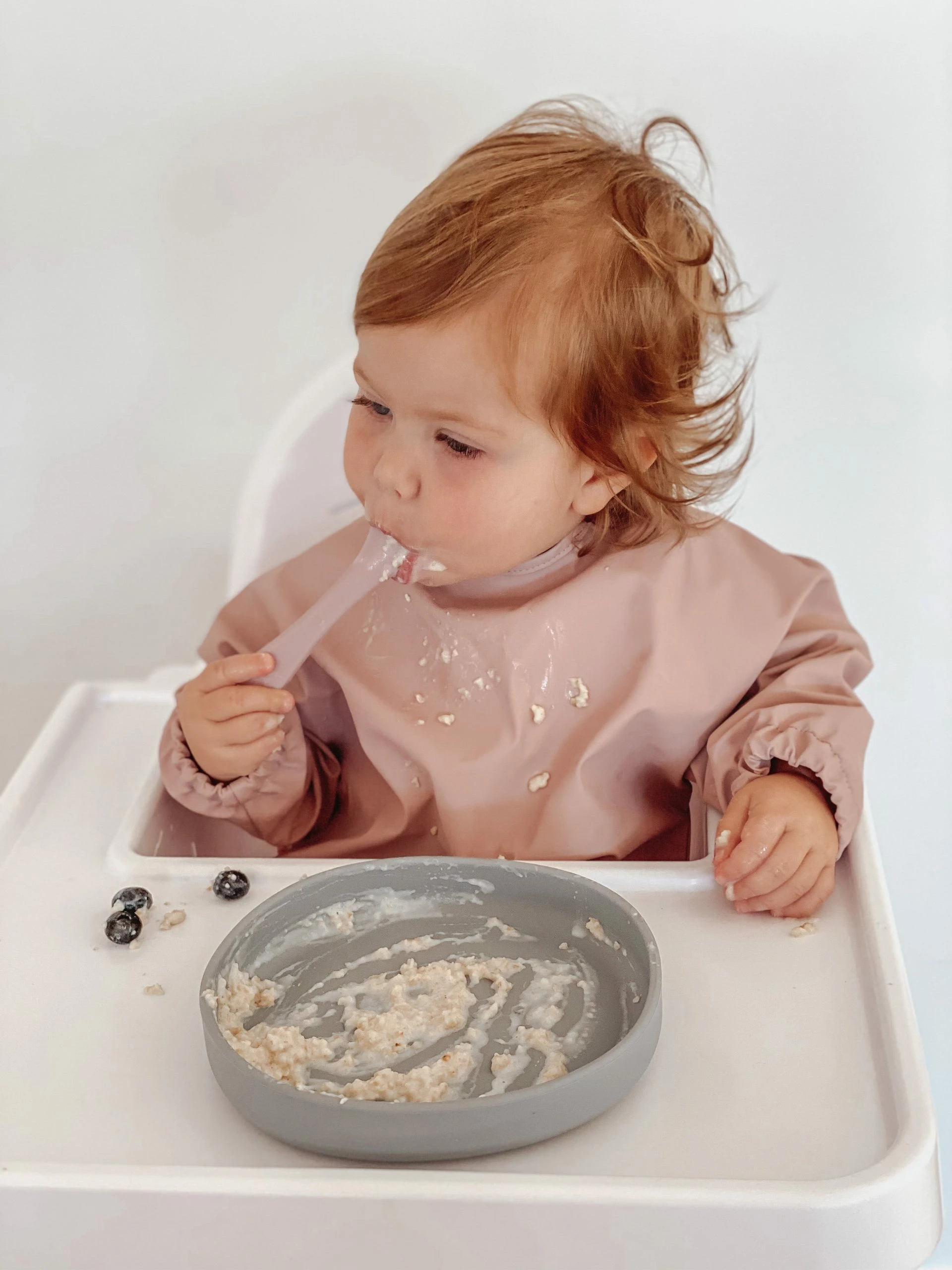 Bare The Label Dusty Pink Silicone Spoon - Image 5