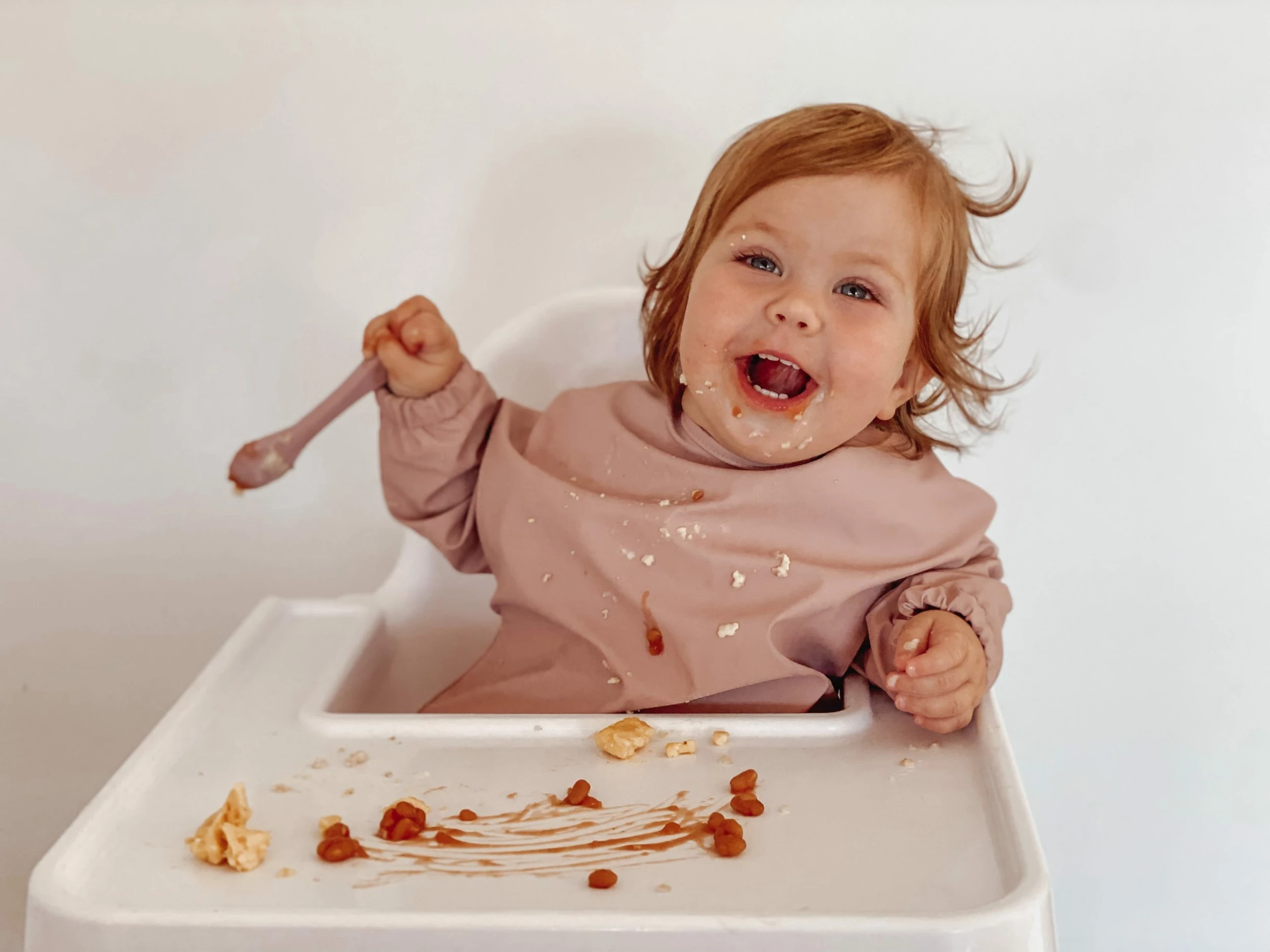 Bare The Label Dusty Pink Silicone Spoon - Image 6