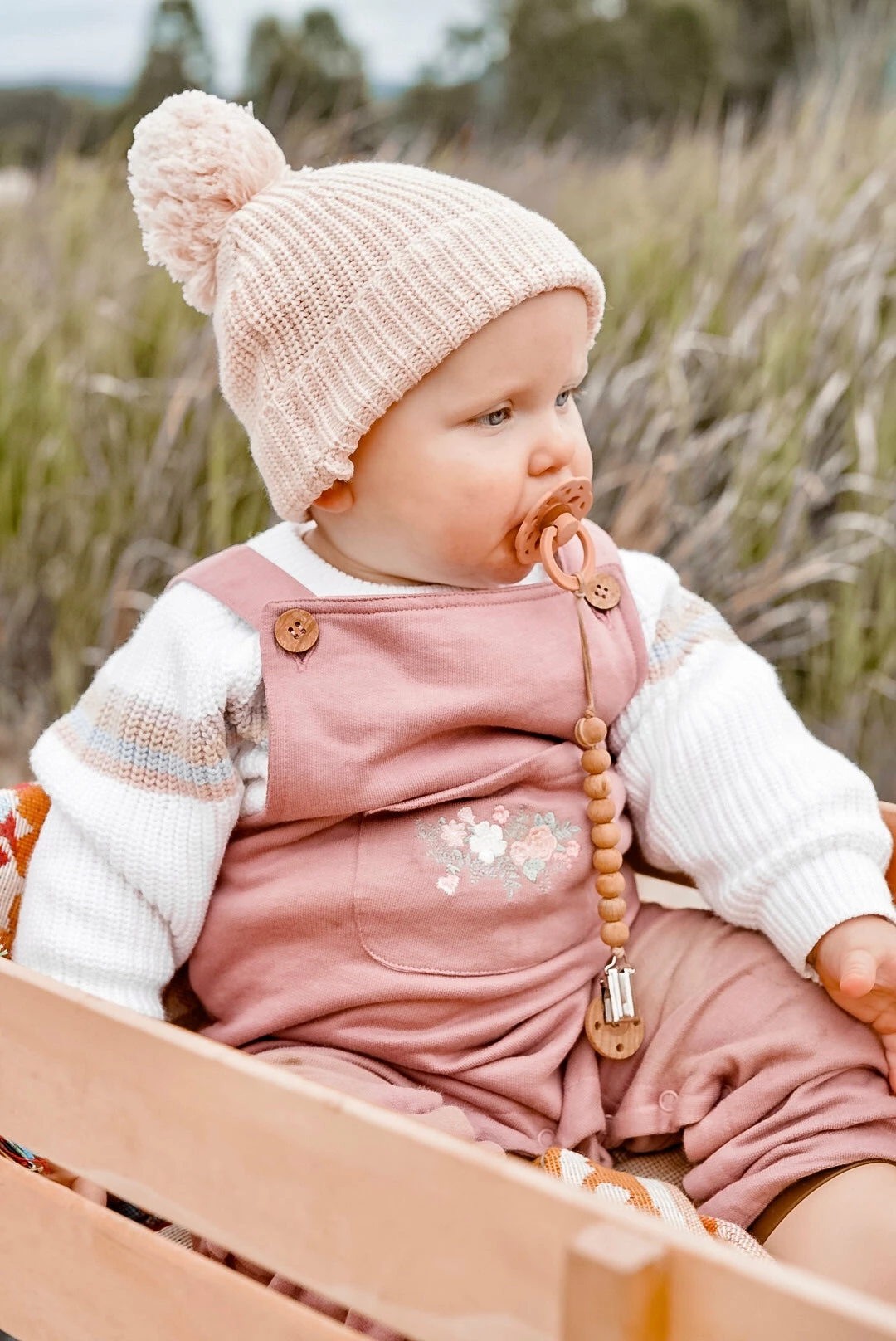 Aster & Oak Berry Rose Overalls - Image 2