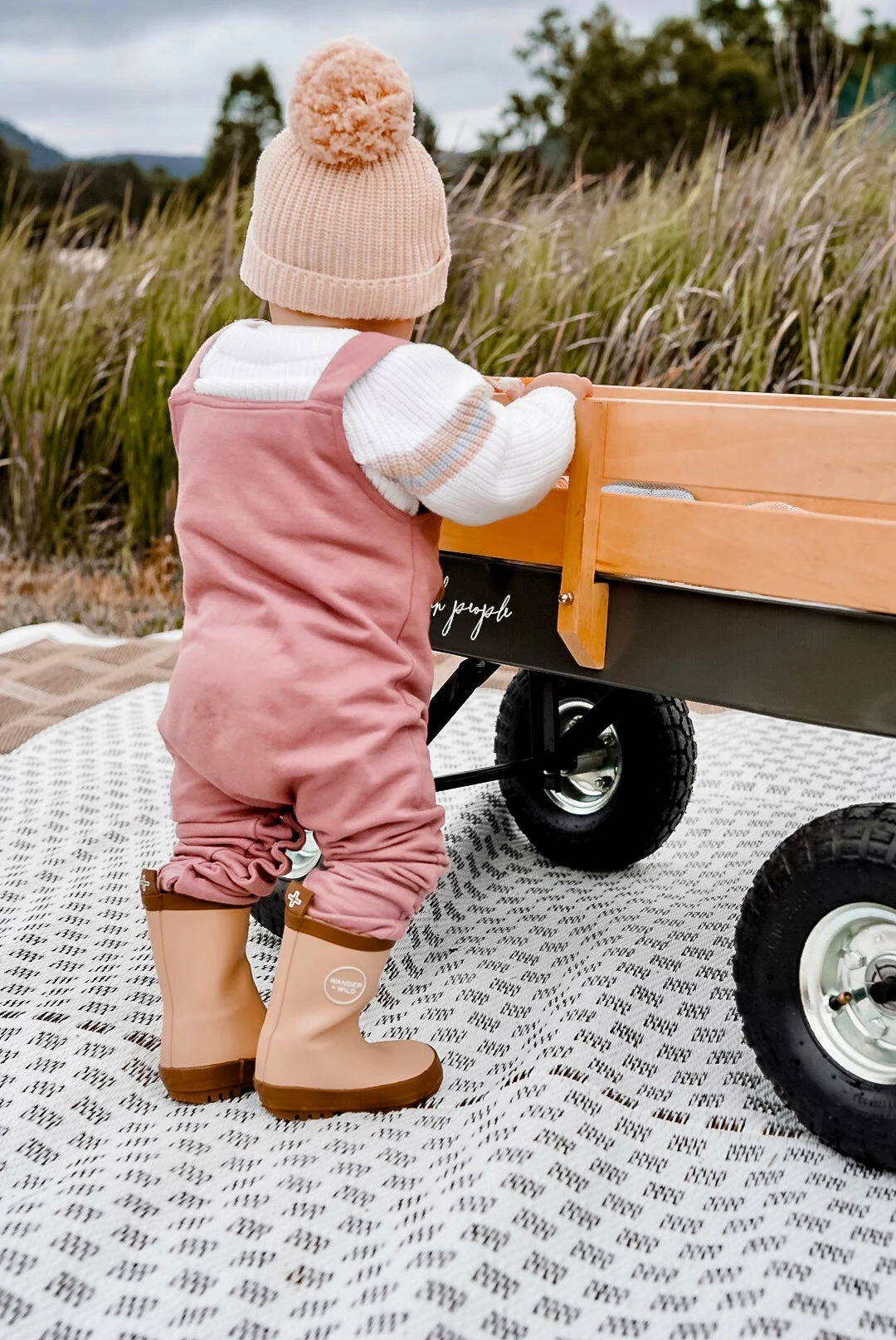 Aster & Oak Berry Rose Overalls - Image 5