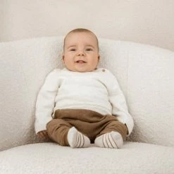 Wilson & Frenchy Knitted Ditsy Jumper - Gardenia