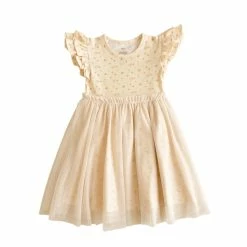India & Grace Organic Ruffle Tutu Dress - Christmas Star