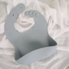 Bare The Label Powder Blue Silicone Bib