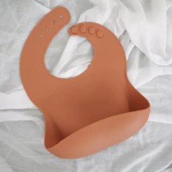 Bare The Label Rosette Silicone Bib