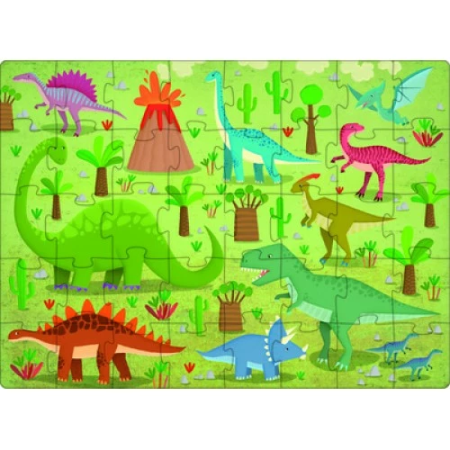 Sassi 3D Puzzle And Book Set - Learn Words Dinosaurs - Image 2