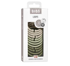 BIBS Loops (12 Pcs) - Vanilla / Sage / Olive