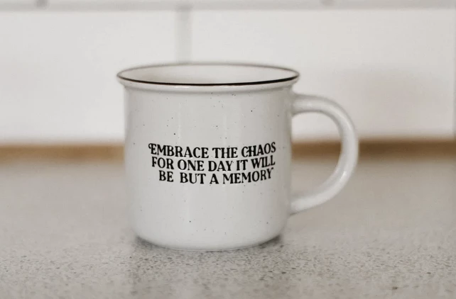 Bencer And Hazlenut Embrace The Chaos Ceramic Mug - Image 2