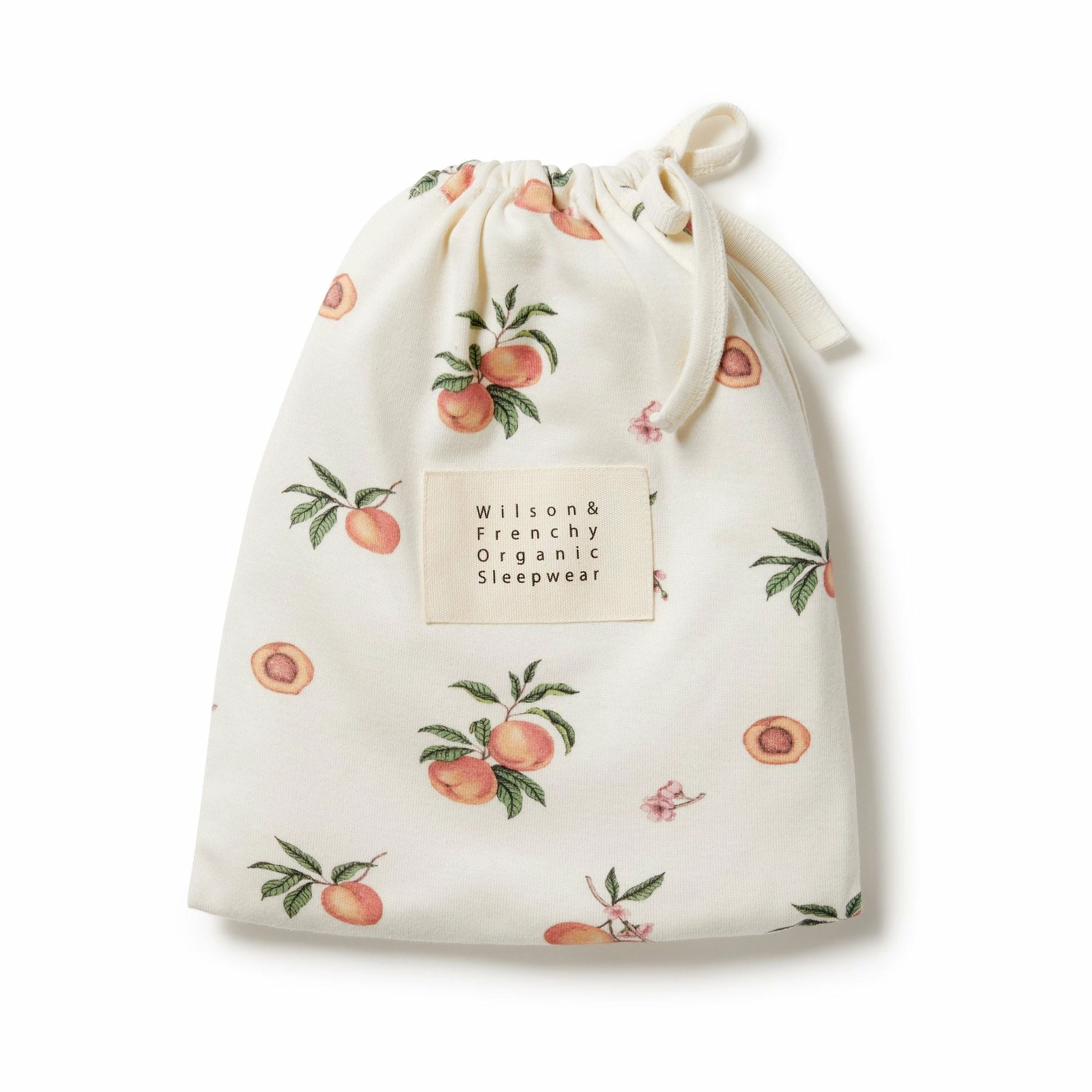 Wilson & Frenchy Organic Long Sleeve Pyjamas - So Peachy - Image 3