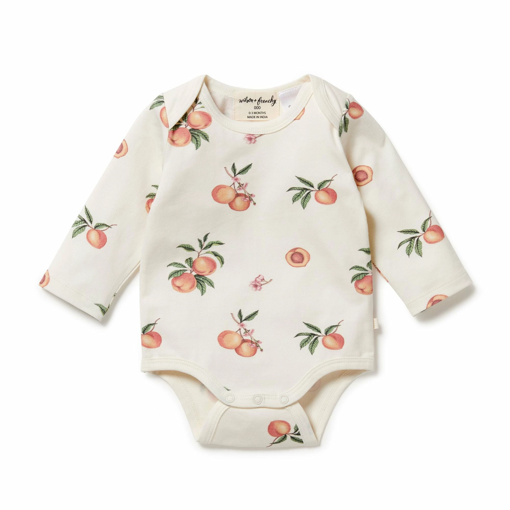 Wilson & Frenchy Organic Envelope Bodysuit - So Peachy