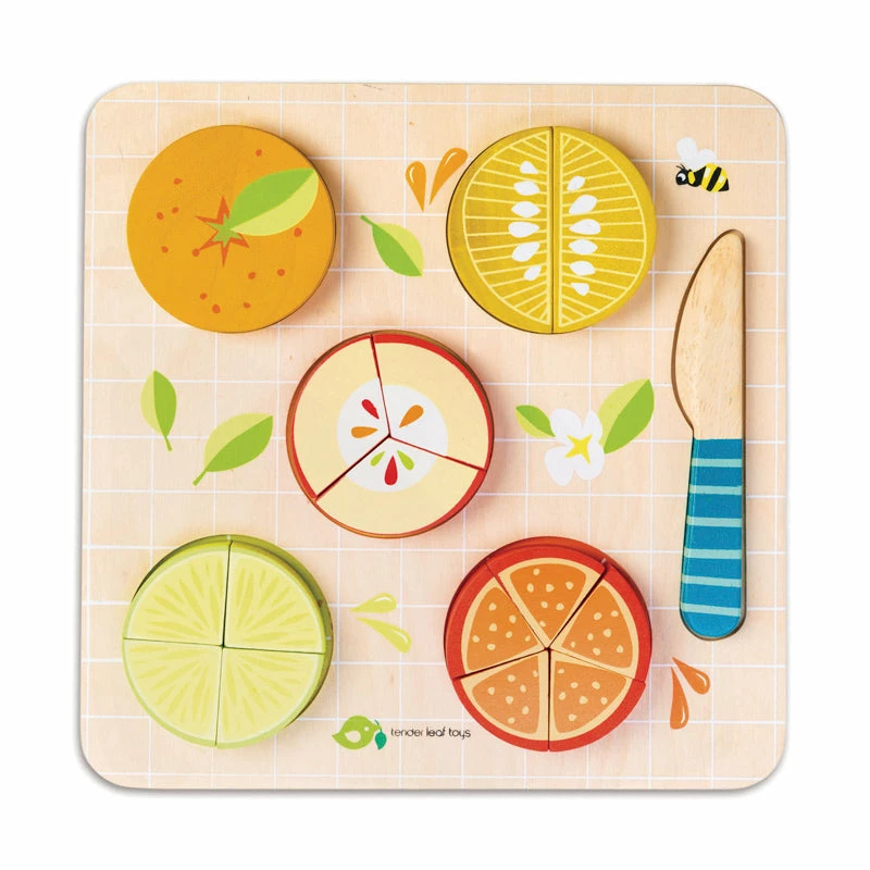 Tender Leaf Toys Citrus Fractions Puzzle - Image 2