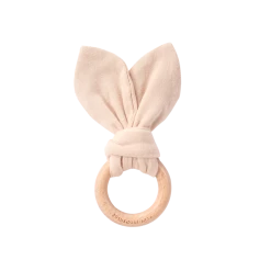 Susukoshi Organic Bunny Teether Toy, Husk