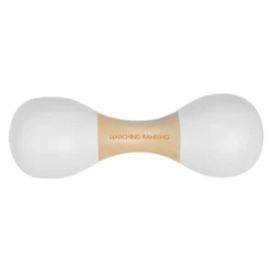Marching Bambino Double Maracas - White