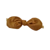 Wombat Baby Knot Bow - Toffee Dot