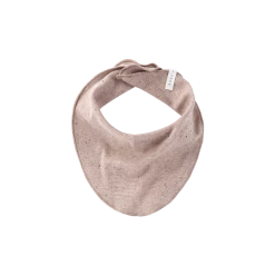Susukoshi Organic Baby Bib, Mushroom Speckled