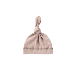 Susukoshi Organic Knotted Hat, Mushroom Speckled