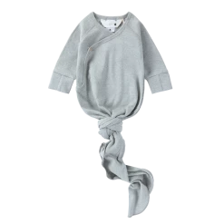 Susukoshi Organic Kimono Gown, Dew Speckled