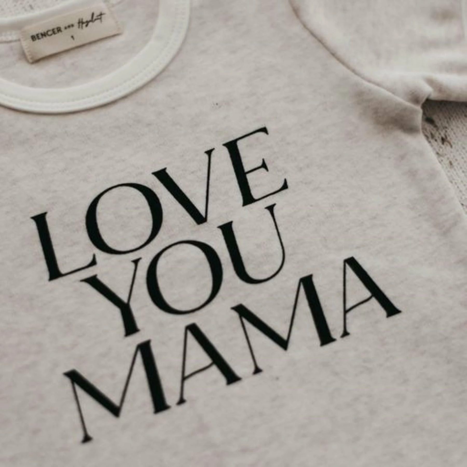 Bencer And Hazelnut Love You Mama Bodysuit - Image 3